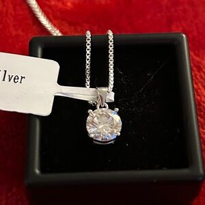 Luxury Moissanite Diamond 2.0 CT‎ Solitaire Pendant